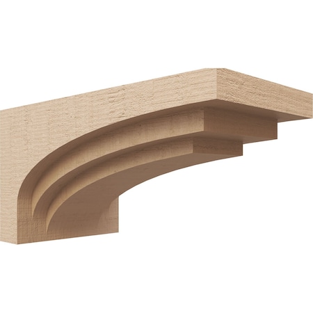 8in. W X 16in. D X 8in. H Series 3 Wide Rockford Rough Cedar Woodgrain TimberThane Corbel, Prmd Tan